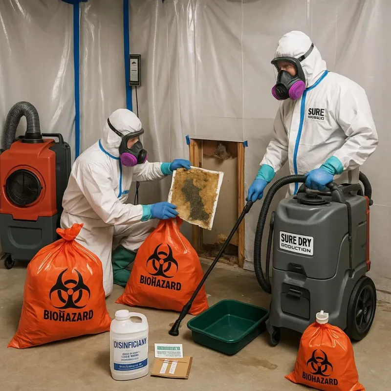 Contaminated Water Handling Protocols process in Muniz, TX
