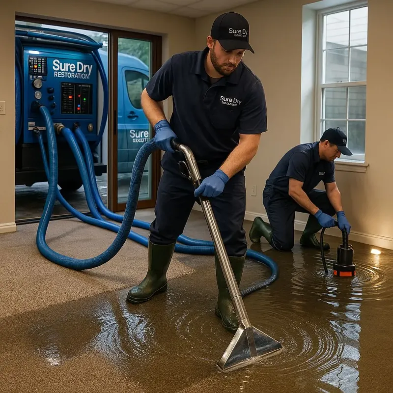 Water Extraction and Removal process in Muniz, TX